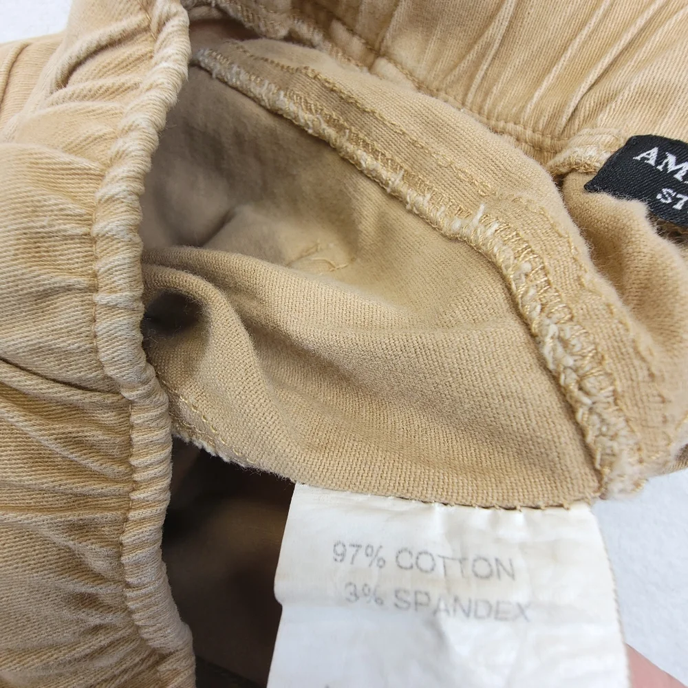 American Stitch Men’s Size XL Tan Beige Elastic Outerwear Joggers